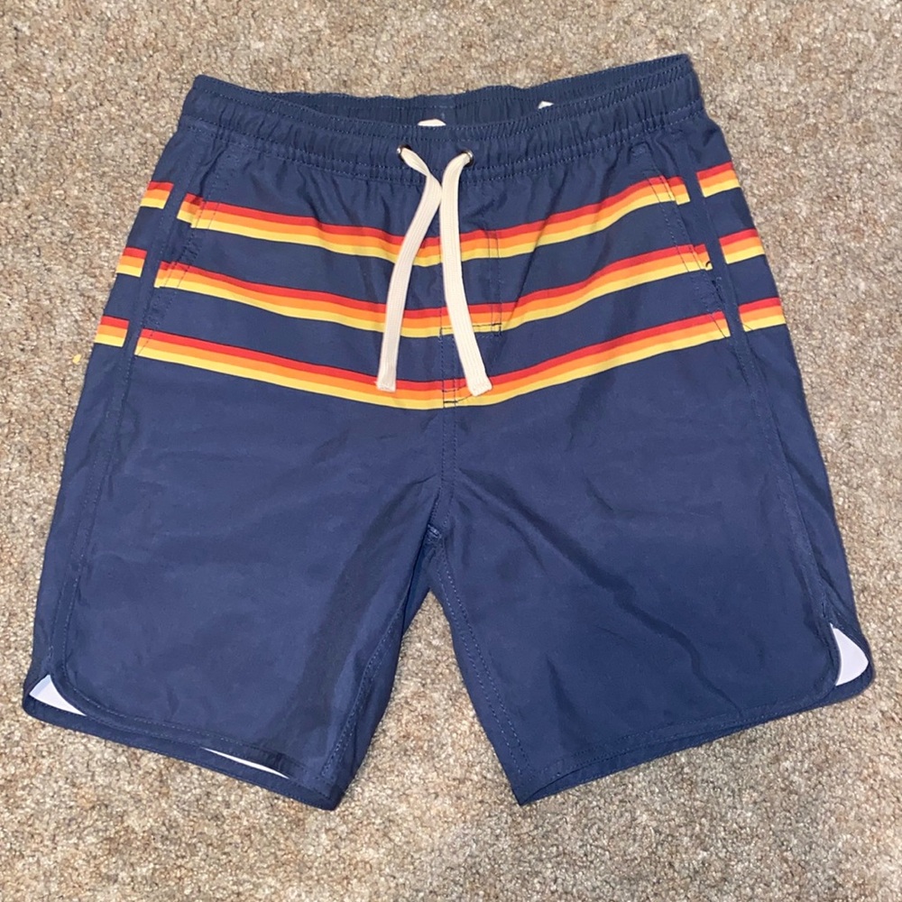 Fair harbor boys swim trunks size medium EUC (worn once)